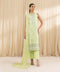 3 Piece - Embroidered Net Suit
